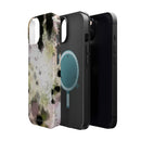 Watercolor Moss Phone Case — Impact‑Resistant Magnetic iPhone Cover