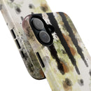 Abstract Camouflage Tough Phone Case — Watercolor Drip Design