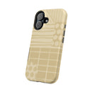 Magnetic Impact-Resistant Phone Case — Neutral Geometric Pattern