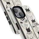 Artistic Tough Magnetic Phone Case with Unique Afrocentric Design