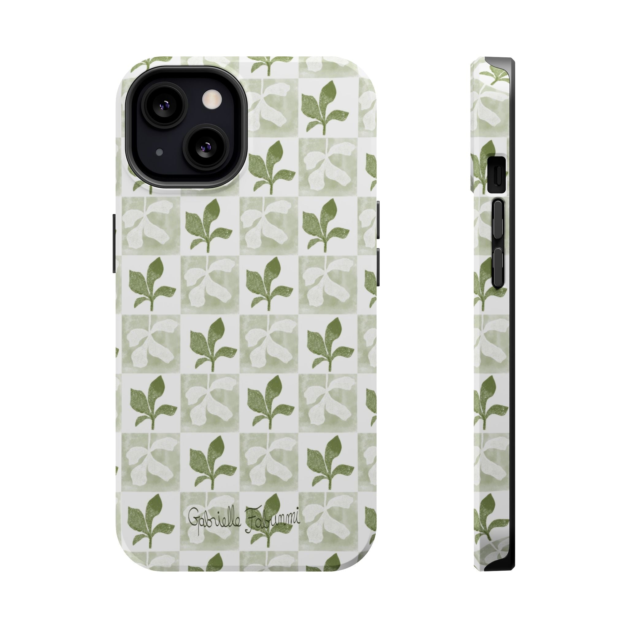 Botanical Impact-Resistant Phone Case - Eco-Friendly Design