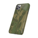Green Color Block | Slim Phone Case